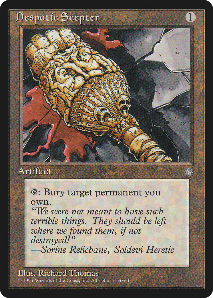 Despotic Scepter (ICE-) [Ice Age] MTG Single Wizards of the Coast