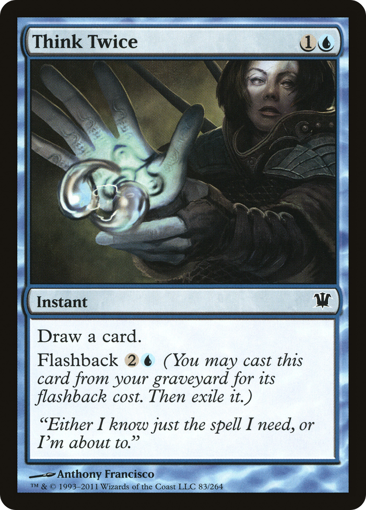 Think Twice (ISD-083) [Innistrad] MTG Single Wizards of the Coast