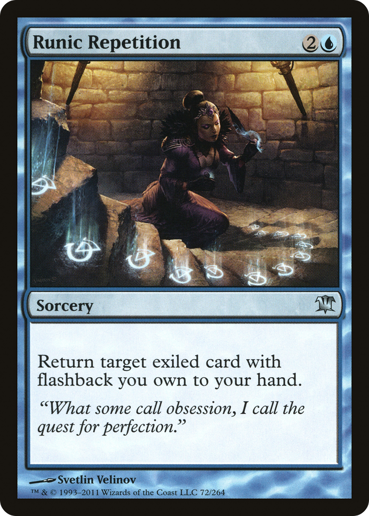 Runic Repetition (ISD-072) [Innistrad] Foil MTG Single Wizards of the Coast