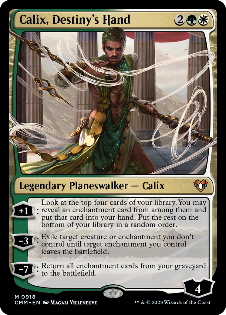 Calix, Destiny's Hand (CMM-918) [Commander Masters] MTG Single Wizards of the Coast
