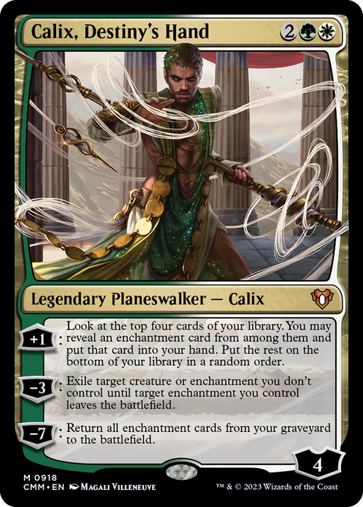 Calix, Destiny's Hand (CMM-918) [Commander Masters] MTG Single Wizards of the Coast