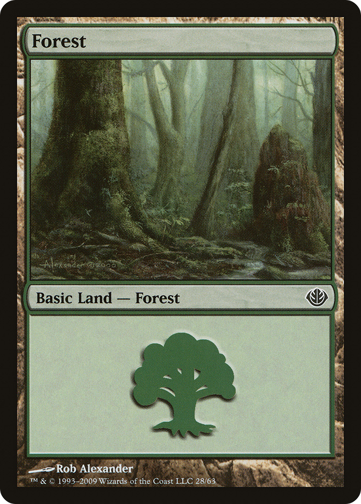 Forest (DDD-028) [Misc] Duel Decks: Garruk vs. Liliana MTG Single Wizards of the Coast