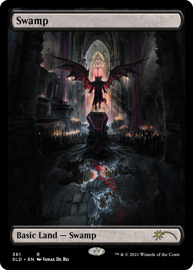 Swamp (The Dracula Lands) (SLD-361) [Secret Lair] Drop Foil MTG Single Wizards of the Coast