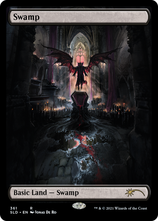 Swamp (The Dracula Lands) (SLD-361) [Secret Lair] Drop Foil MTG Single Wizards of the Coast