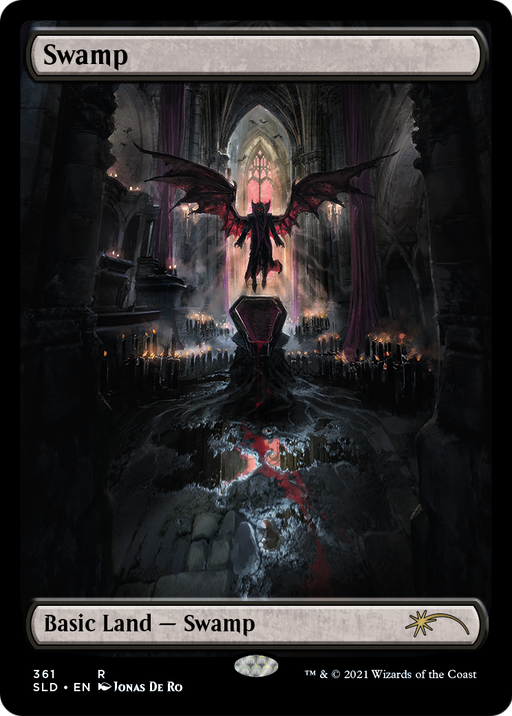 Swamp (The Dracula Lands) (SLD-361) [Secret Lair Drop] MTG Single Wizards of the Coast