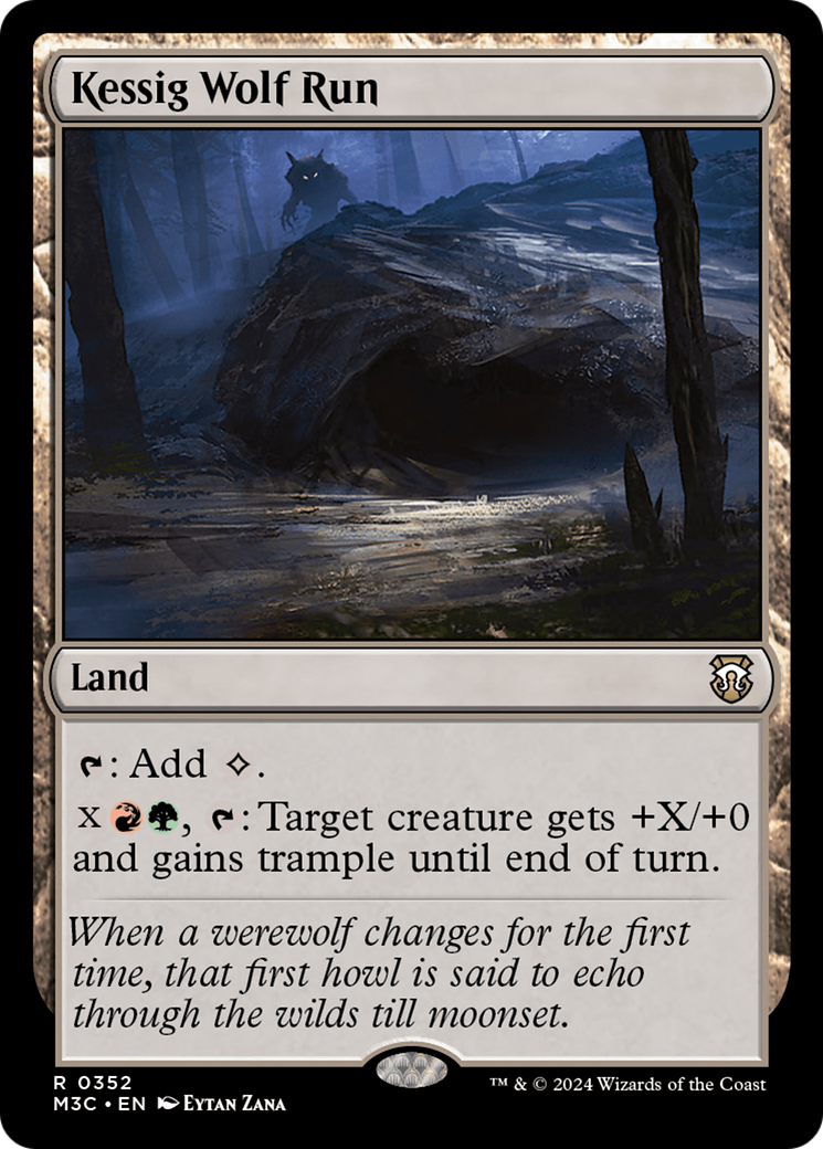 Kessig Wolf Run (M3C-352) [Modern Horizons 3 Commander] MTG Single Wizards of the Coast