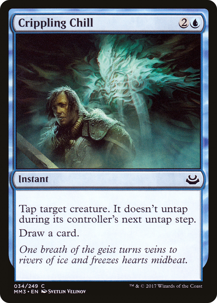 Crippling Chill (MM3-034) [Modern Masters 2017] Foil MTG Single Wizards of the Coast