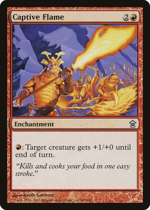 Captive Flame (SOK-096) [Saviors of Kamigawa] MTG Single Wizards of the Coast