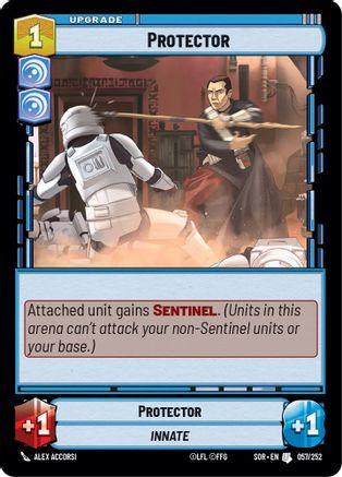 Protector (057/252)[Spark of Rebellion] Foil Star Wars: Unlimited Single Disney
