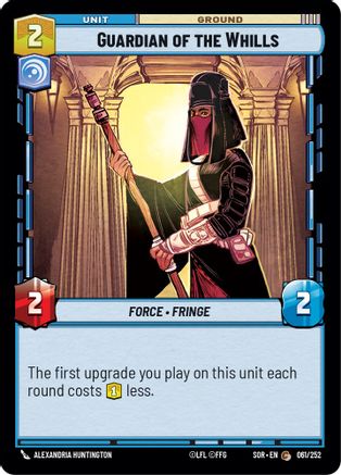 Guardian of the Whills (061/252)[Spark of Rebellion] Foil Star Wars: Unlimited Single Disney