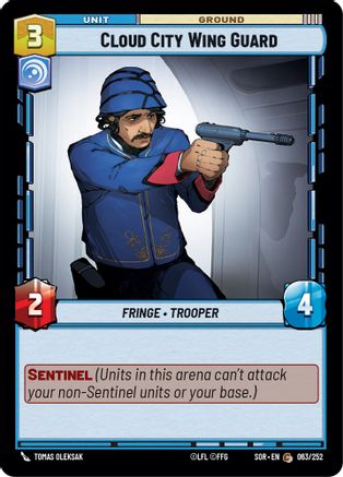 Cloud City Wing Guard (063/252)[Spark of Rebellion] Star Wars: Unlimited Single Disney