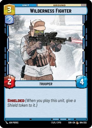 Wilderness Fighter (064/252)[Spark of Rebellion] Foil Star Wars: Unlimited Single Disney