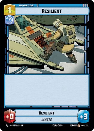 Resilient (069/252)[Spark of Rebellion] Foil Star Wars: Unlimited Single Disney