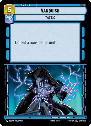 Vanquish (078/252)[Spark of Rebellion] Star Wars: Unlimited Single Disney