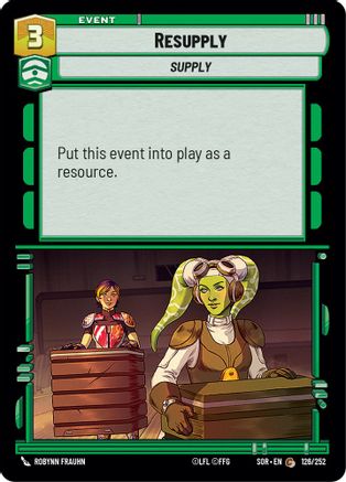 Resupply (126/252)[Spark of Rebellion] Star Wars: Unlimited Single Disney