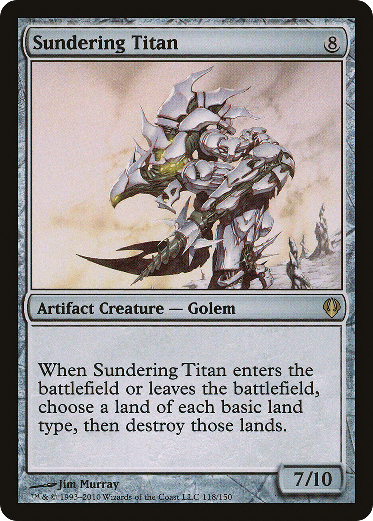 Sundering Titan (ARC-118) [Misc] Archenemy MTG Single Wizards of the Coast