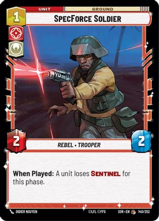 SpecForce Soldier (140/252)[Spark of Rebellion] Star Wars: Unlimited Single Disney