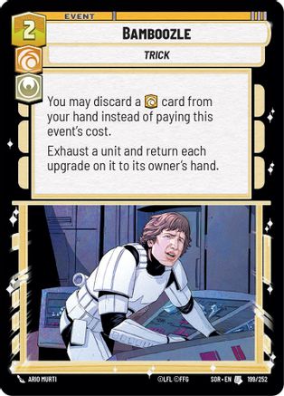 Bamboozle (199/252)[Spark of Rebellion] Foil Star Wars: Unlimited Single Disney