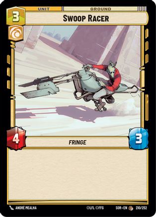 Swoop Racer (210/252)[Spark of Rebellion] Star Wars: Unlimited Single Disney