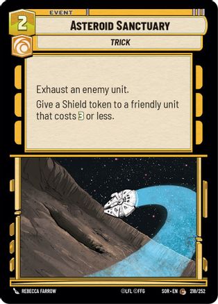 Asteroid Sanctuary (218/252)[Spark of Rebellion] Foil Star Wars: Unlimited Single Disney