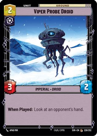 Viper Probe Droid (228/252)[Spark of Rebellion] Star Wars: Unlimited Single Disney