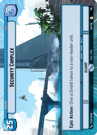 Security Complex (Hyperspace) (285)[Spark of Rebellion] Foil Star Wars: Unlimited Single Disney