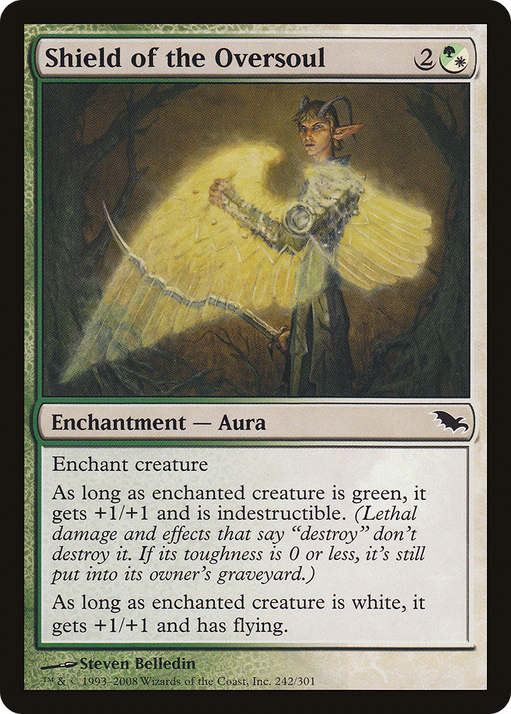 Shield of the Oversoul (SHM-242) [Shadowmoor] Foil MTG Single Wizards of the Coast