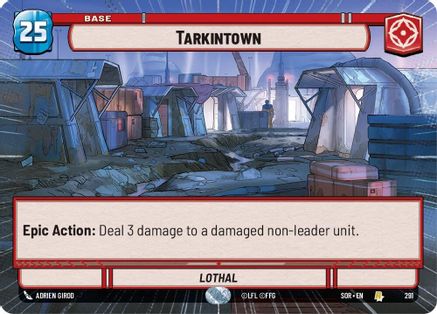 Tarkintown (Hyperspace) (291)[Spark of Rebellion] Foil Star Wars: Unlimited Single Disney