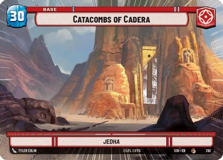 Catacombs of Cadera (Hyperspace) (292)[Spark of Rebellion] Star Wars: Unlimited Single Disney