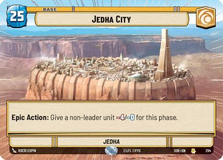 Jedha City (Hyperspace) (294)[Spark of Rebellion] Foil Star Wars: Unlimited Single Disney