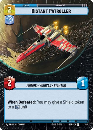Distant Patroller (Hyperspace) (325)[Spark of Rebellion] Foil Star Wars: Unlimited Single Disney