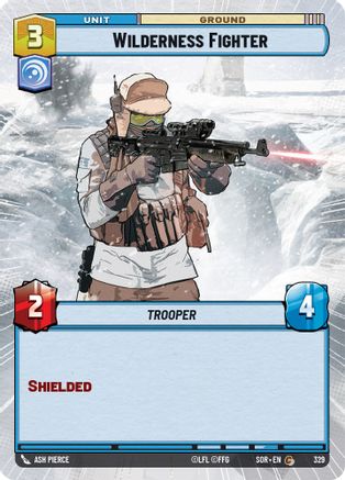 Wilderness Fighter (Hyperspace) (329)[Spark of Rebellion] Foil Star Wars: Unlimited Single Disney