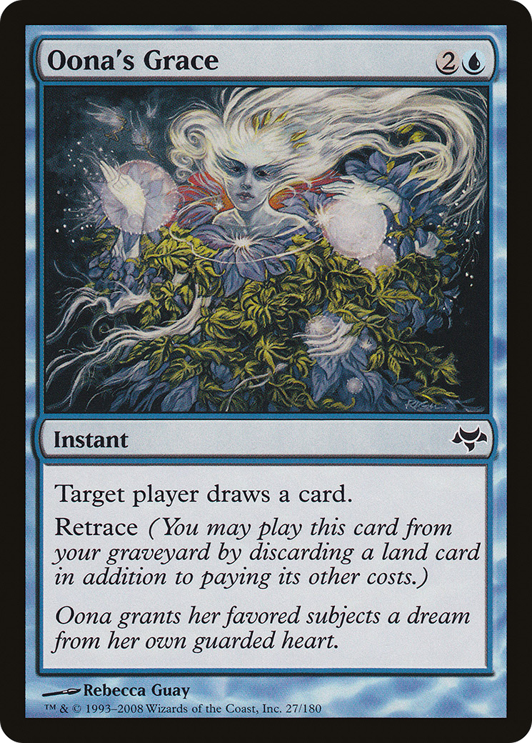 Oona's Grace (EVE-027) [Eventide] Foil MTG Single Wizards of the Coast