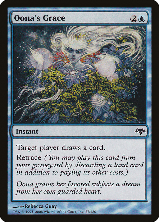 Oona's Grace (EVE-027) [Eventide] Foil MTG Single Wizards of the Coast