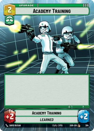 Academy Training (Hyperspace) (384)[Spark of Rebellion] Foil Star Wars: Unlimited Single Disney