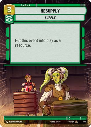 Resupply (Hyperspace) (390)[Spark of Rebellion] Foil Star Wars: Unlimited Single Disney