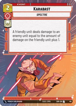 Karabast (Hyperspace) (414)[Spark of Rebellion] Star Wars: Unlimited Single Disney