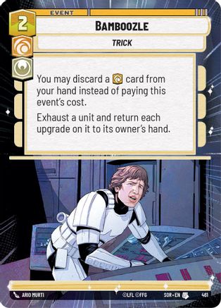 Bamboozle (Hyperspace) (461)[Spark of Rebellion] Star Wars: Unlimited Single Disney