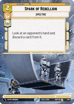 Spark of Rebellion (Hyperspace) (462)[Spark of Rebellion] Foil Star Wars: Unlimited Single Disney