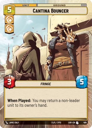 Cantina Bouncer (Hyperspace) (464)[Spark of Rebellion] Foil Star Wars: Unlimited Single Disney