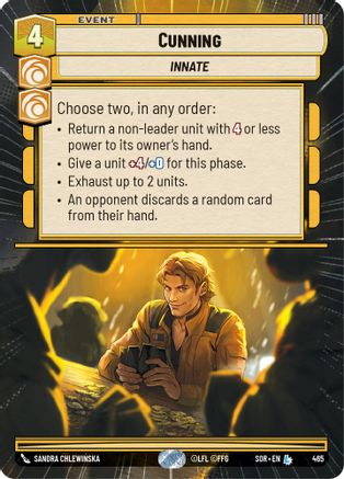 Cunning (Hyperspace) (465)[Spark of Rebellion] Foil Star Wars: Unlimited Single Disney