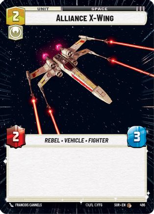 Alliance X-Wing (Hyperspace) (496)[Spark of Rebellion] Star Wars: Unlimited Single Disney