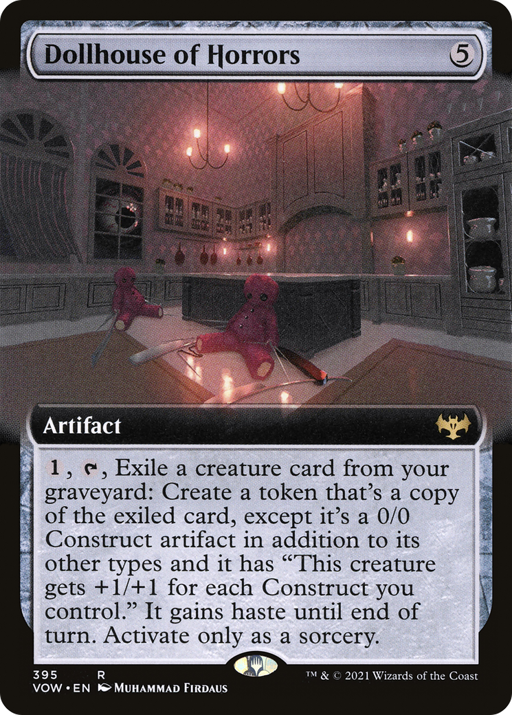 Dollhouse of Horrors (VOW-395) [Innistrad: Crimson Vow] (Extended Art) MTG Single Wizards of the Coast