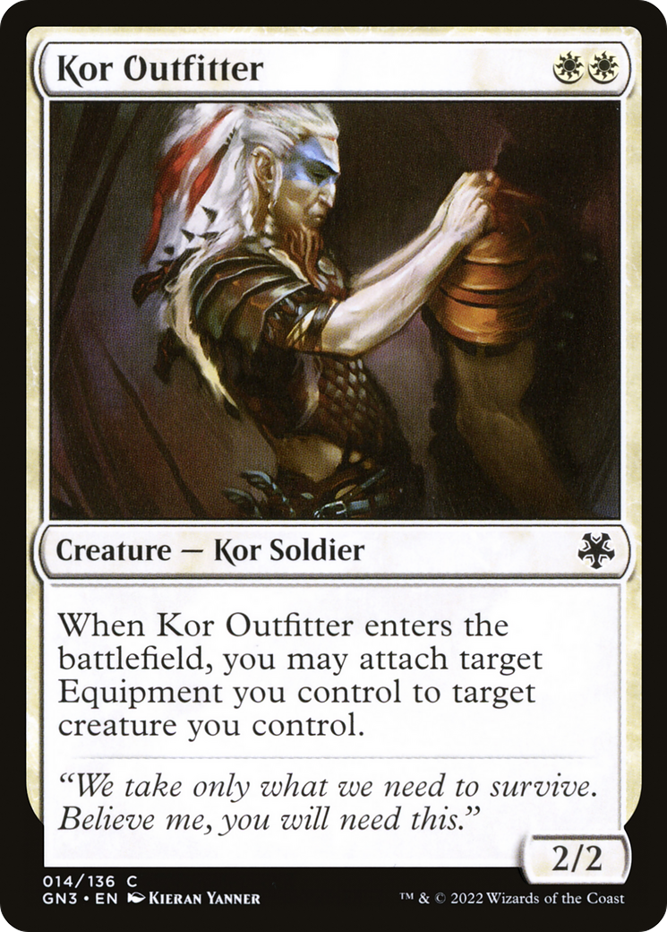 Kor Outfitter (GN3-014) [Misc] Game Night: Free-for-All MTG Single Wizards of the Coast
