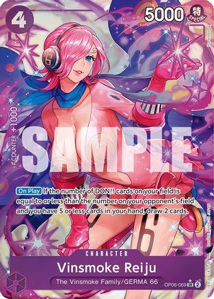 Vinsmoke Reiju (069) (Alternate Art) (OP06-069) [Wings of the Captain] Foil One Piece Single Bandai