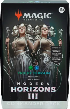 MTG Modern Horizons 3 - Commander Deck (Tricky Terrain) MTG Sealed Magic: The Gathering   