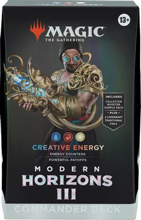 MTG Modern Horizons 3 - Commander Deck (Creative Energy) MTG Sealed Magic: The Gathering   