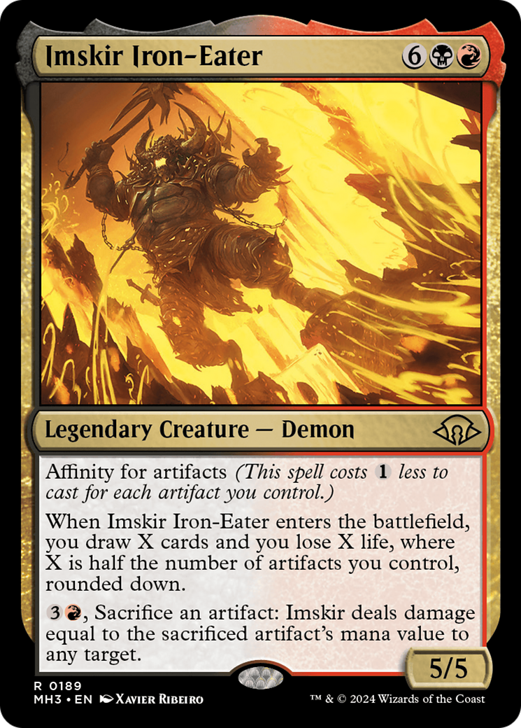 Imskir Iron-Eater (MH3-189) [Modern Horizons 3] Foil MTG Single Modern Horizons 3