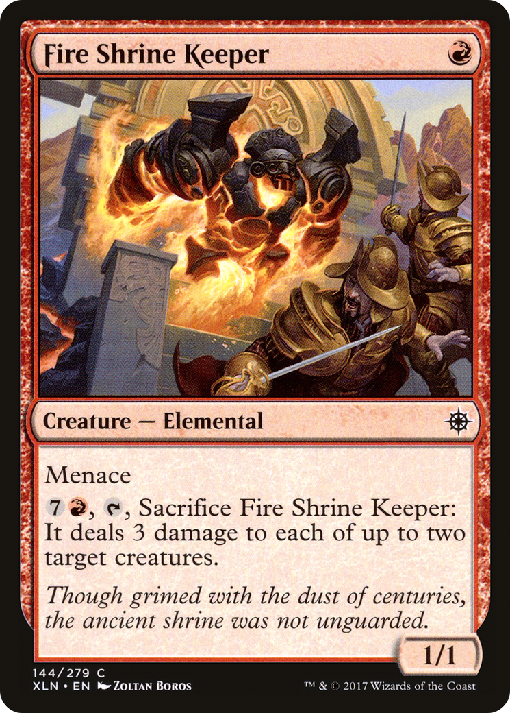 Fire Shrine Keeper (XLN-144) [Ixalan] Foil MTG Single Wizards of the Coast