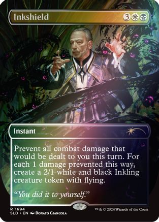 Inkshield (Rainbow Foil) (SLD-1694) [Secret Lair] Drop Series Foil MTG Single Wizards of the Coast